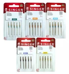 agujas para coser a maquina marca singer variedades ISA